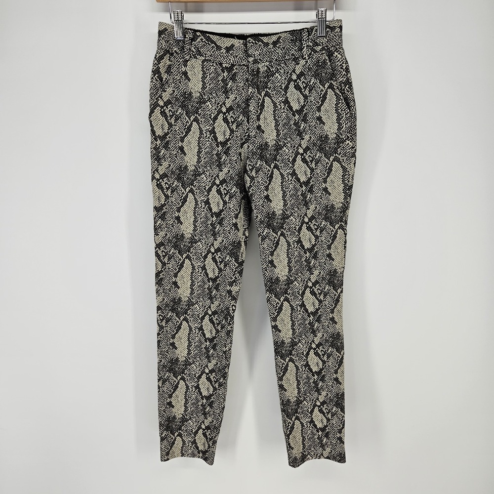 Rachel Roy Womens Snakeskin Print Wide Leg Pants Size 2 Animal
